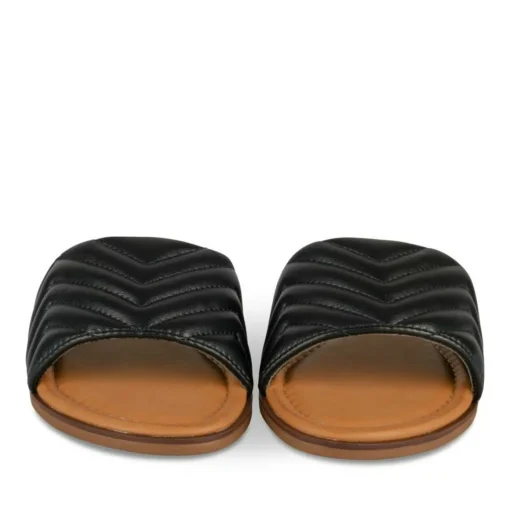 Mules NOIR Femme Motif Uni A Enfiler