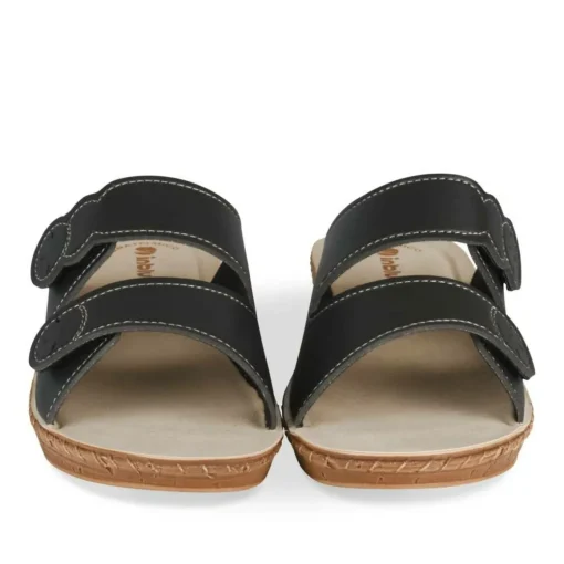 Mules NOIR Femme Motif Uni A Enfiler