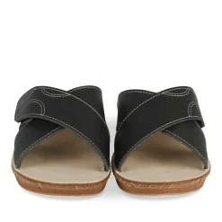 Mules NOIR Femme Motif Uni A Enfiler