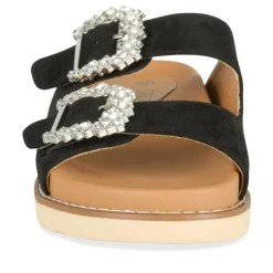 Mules NOIR Femme Motif Uni A Enfiler
