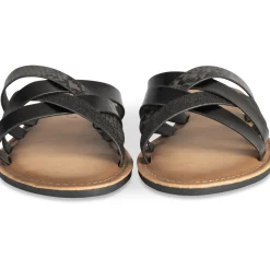 Mules NOIR Femme Motif Uni A Enfiler