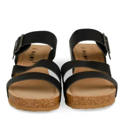 Mules NOIR Femme Motif Uni A Enfiler