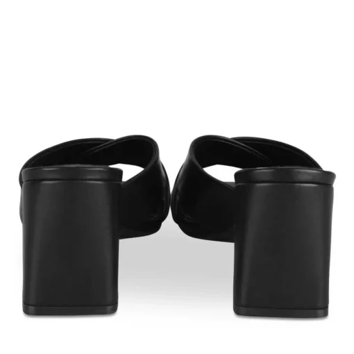 Mules NOIR Femme Motif Uni A Enfiler
