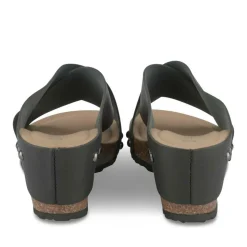 Mules NOIR Femme Motif Uni A Enfiler
