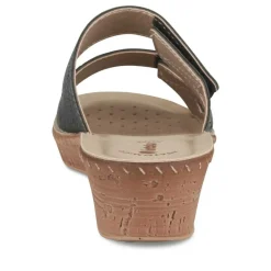 Mules NOIR Femme Motif Uni A Enfiler