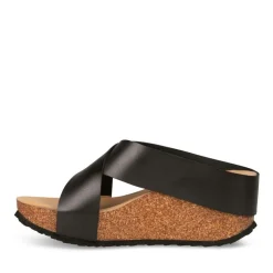 Mules NOIR Femme Motif Uni