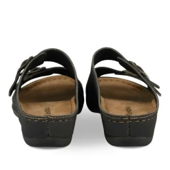 Mules NOIR Femme Motif Uni A Enfiler