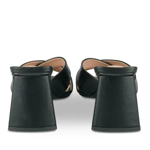 Mules NOIR Femme Motif Uni A Enfiler