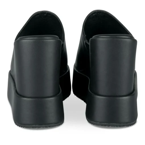 Mules NOIR Femme Motif Uni A Enfiler