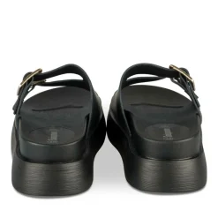 Mules NOIR Femme Motif Uni A Enfiler