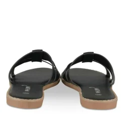 Mules NOIR Femme Motif Uni A Enfiler