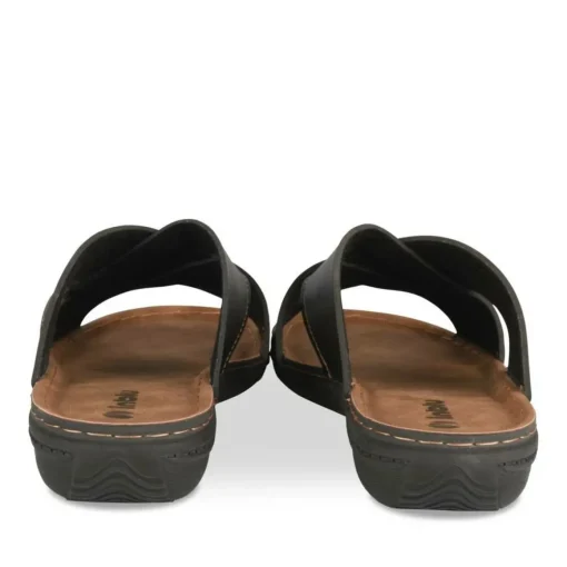 Mules NOIR Femme Motif Uni A Enfiler