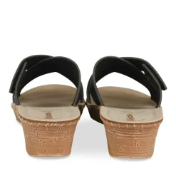 Mules NOIR Femme Motif Uni A Enfiler