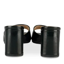 Mules NOIR Femme Motif Uni A Enfiler