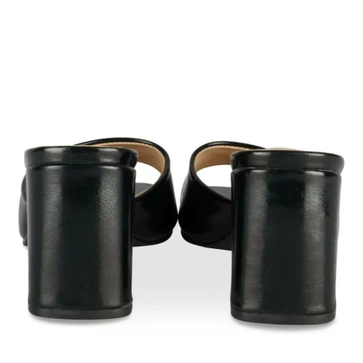 Mules NOIR Femme Motif Uni A Enfiler