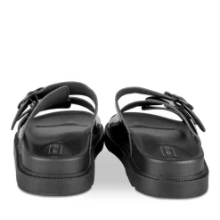 Mules NOIR Femme Motif Uni A Enfiler