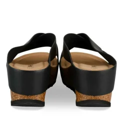 Mules NOIR Femme Motif Uni A Enfiler
