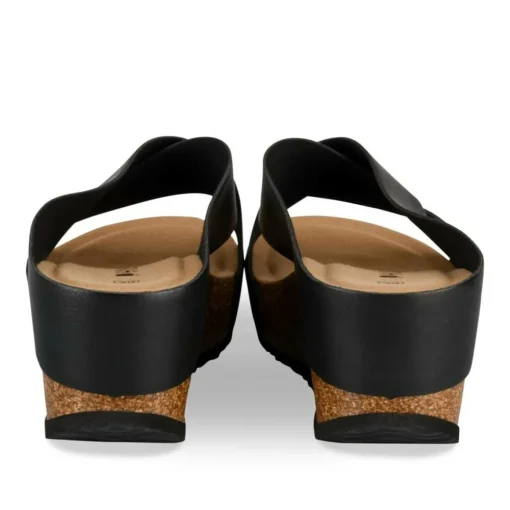 Mules NOIR Femme Motif Uni A Enfiler