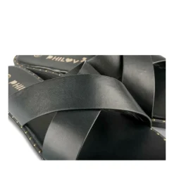 Mules NOIR Femme Motif Uni A Enfiler