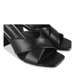 Mules NOIR Femme Motif Uni A Enfiler