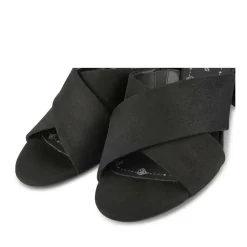 Mules NOIR Femme Motif Uni A Enfiler