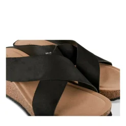 Mules NOIR Femme Motif Uni A Enfiler