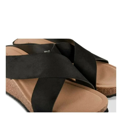 Mules NOIR Femme Motif Uni A Enfiler