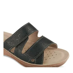 Mules NOIR Femme Motif Uni A Enfiler