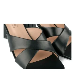 Mules NOIR Femme Motif Uni A Enfiler