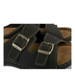 Mules NOIR Femme Motif Uni A Enfiler