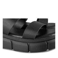 Mules NOIR Femme Motif Uni A Enfiler