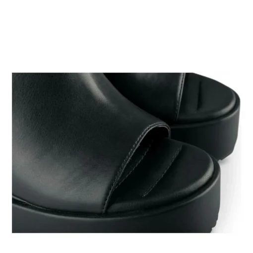Mules NOIR Femme Motif Uni A Enfiler