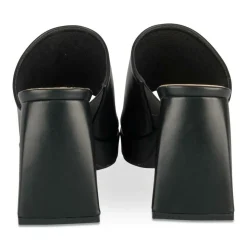 Mules NOIR Femme Motif Uni A Enfiler