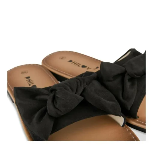 Mules NOIR Femme Motif Uni A Enfiler