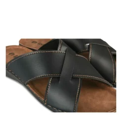 Mules NOIR Femme Motif Uni A Enfiler