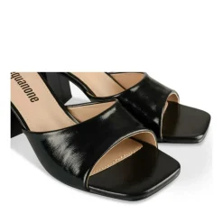 Mules NOIR Femme Motif Uni A Enfiler