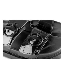 Mules NOIR Femme Motif Uni A Enfiler