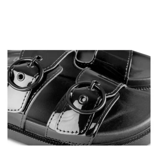 Mules NOIR Femme Motif Uni A Enfiler