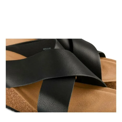 Mules NOIR Femme Motif Uni A Enfiler