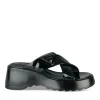 Mules NOIR Femme Motif Vernis A Enfiler