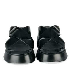 Mules NOIR Femme Motif Vernis A Enfiler