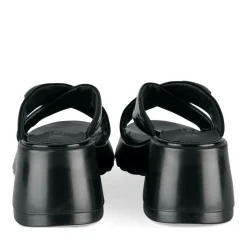 Mules NOIR Femme Motif Vernis A Enfiler