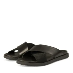 Mules NOIR Homme CUIR