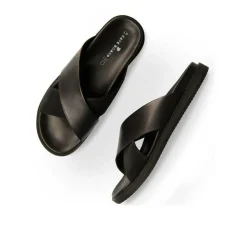 Mules NOIR Homme CUIR