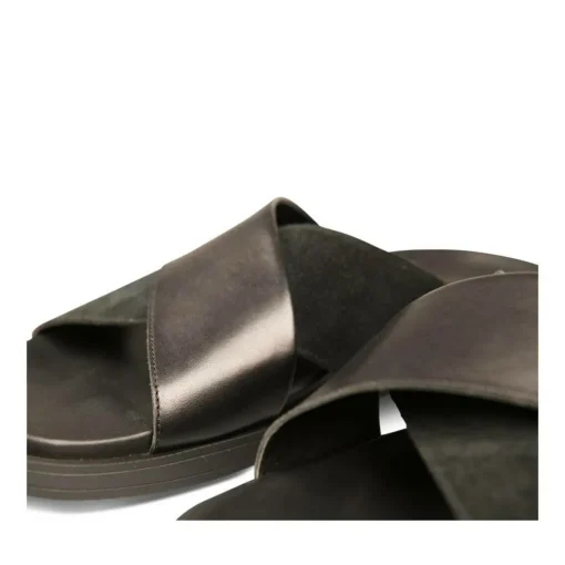 Mules NOIR Homme CUIR