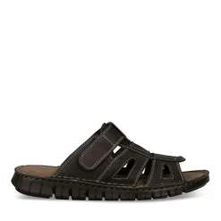 Mules NOIR Homme CUIR Motif Uni