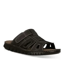 Mules NOIR Homme CUIR Motif Uni