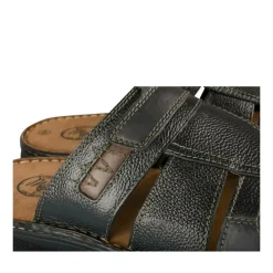 Mules NOIR Homme CUIR Motif Uni A Enfiler