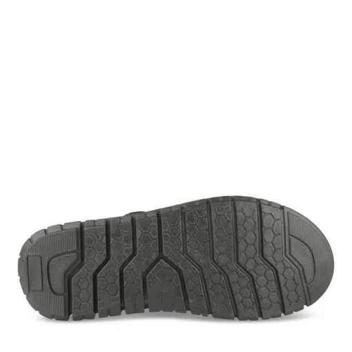 Mules NOIR Homme CUIR Motif Uni A Enfiler