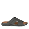 Mules NOIR Homme Motif Uni A Enfiler